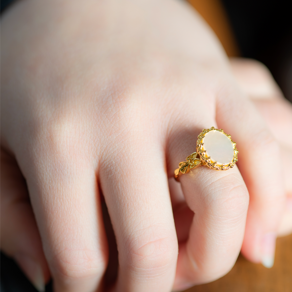 Camilla Gold Opal Ring