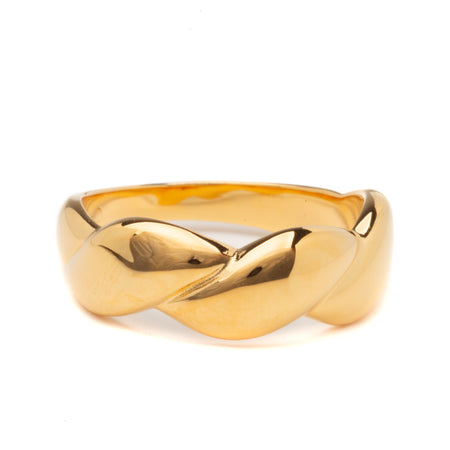Adriana Gold Twist Ring