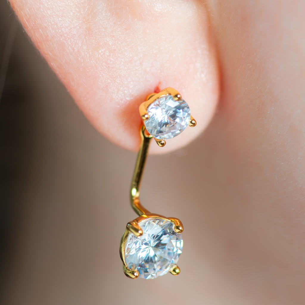 Anastasia Diamond Duo Earrings