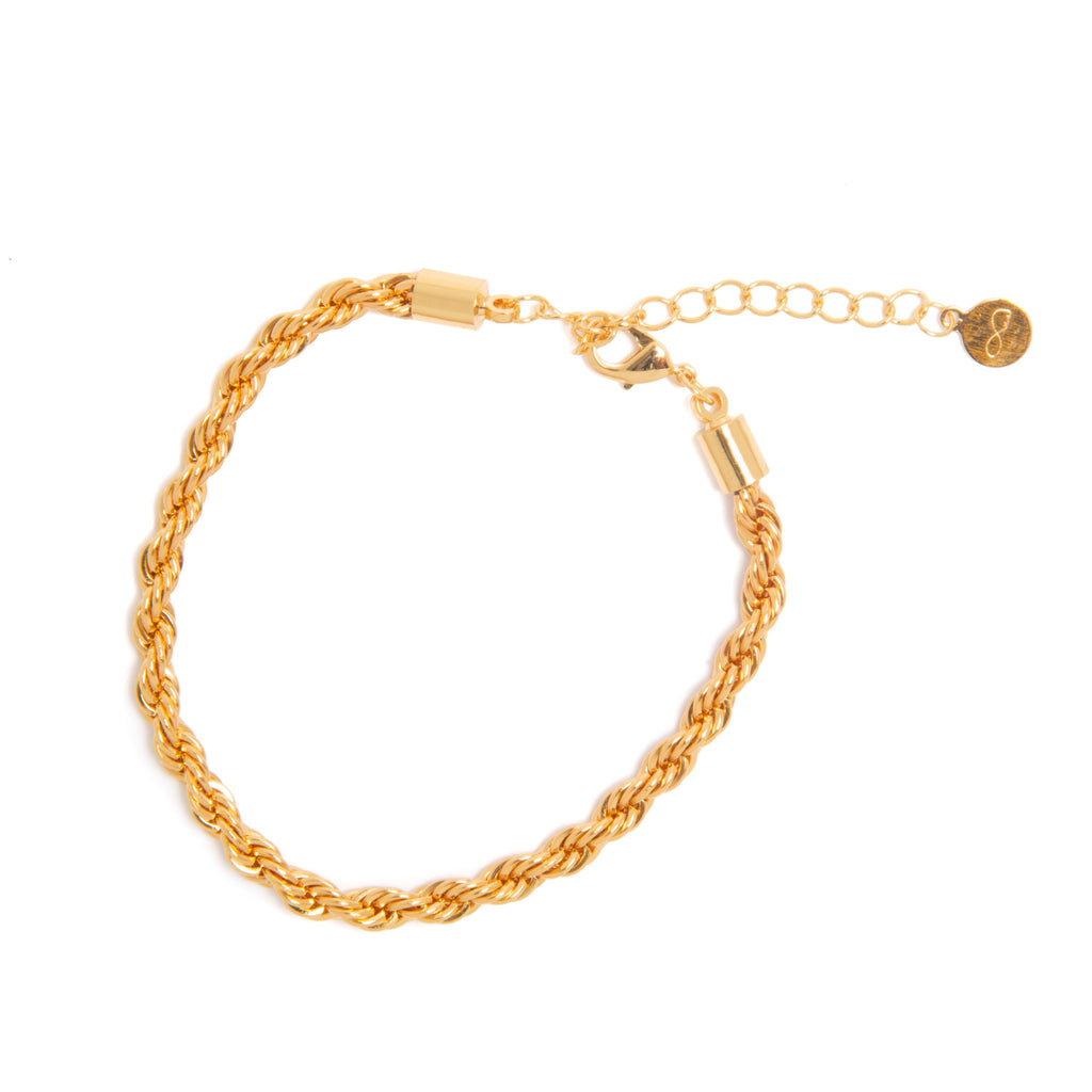 Spencer Gold Braided Bracelet