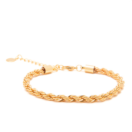 Spencer Gold Braided Bracelet