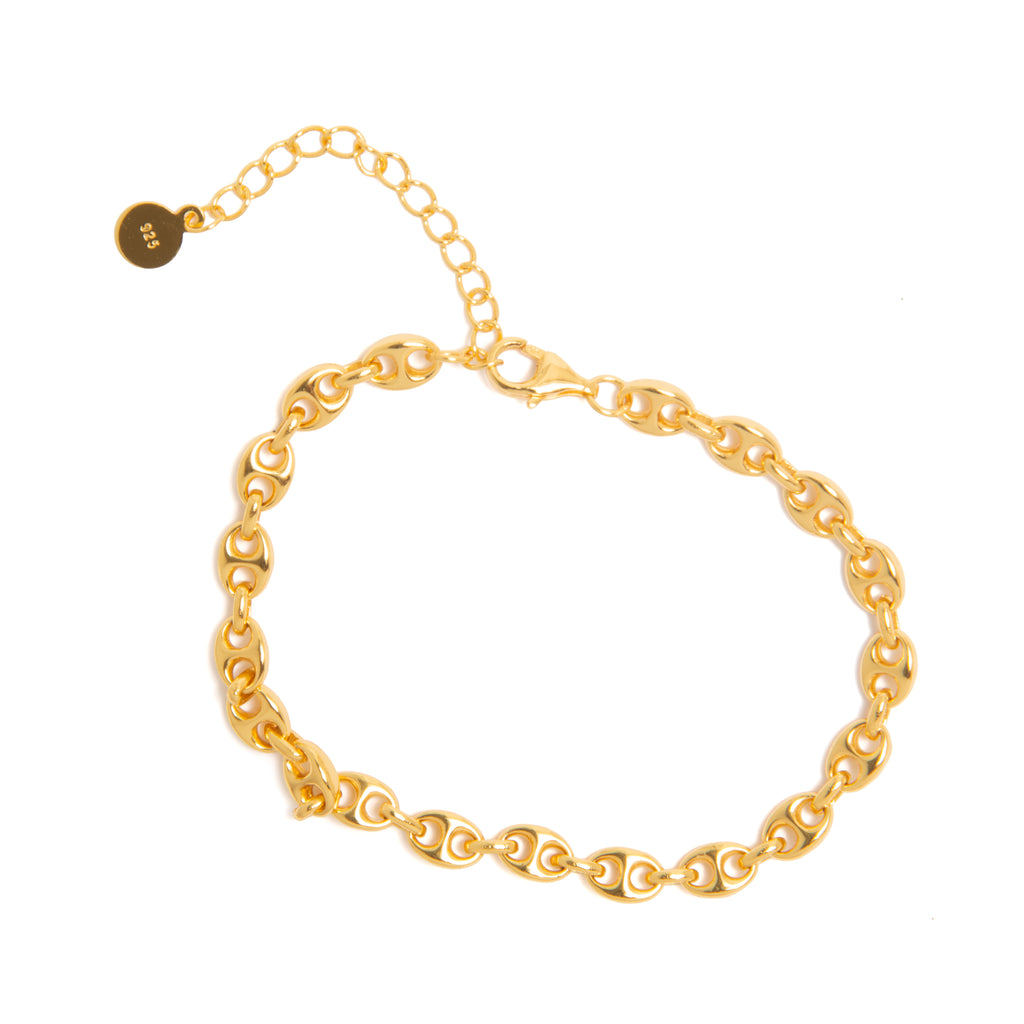 Charlie Gold Link Bracelet