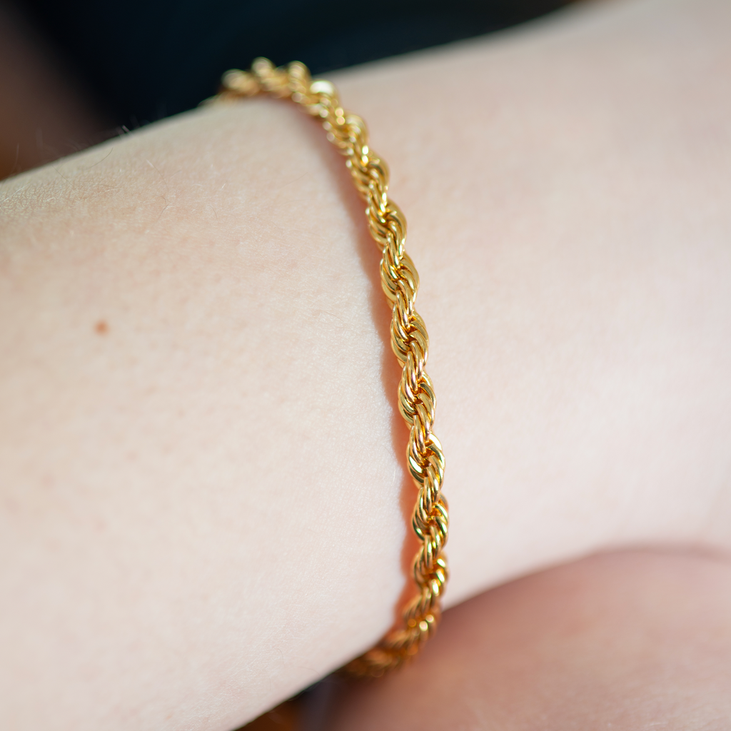 Gold Braided Bracelet