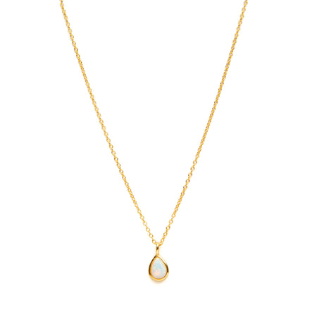 Necklace - Lily Opal Pendant Necklace