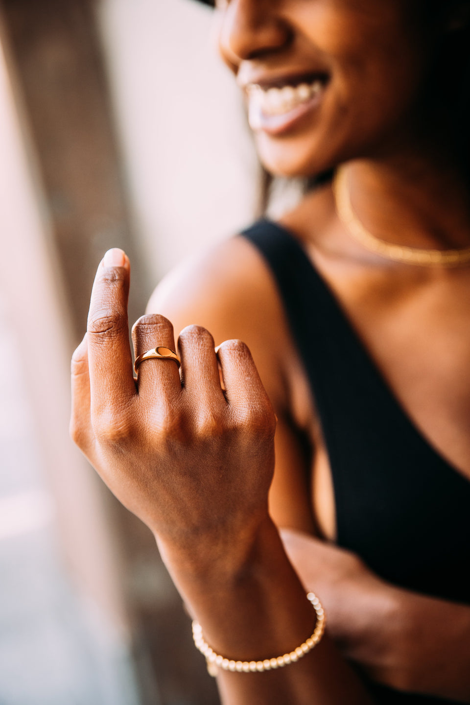 Ring - Cyndi Minimalist Gold Ring