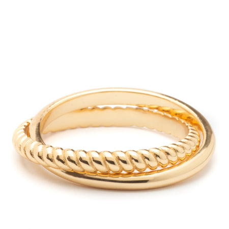 Ring - Olivia Crossover Gold Ring